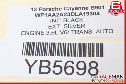 11-18 Porsche Cayenne 958 S Rear Right Side Door Window Regulator Motor Unit OEM