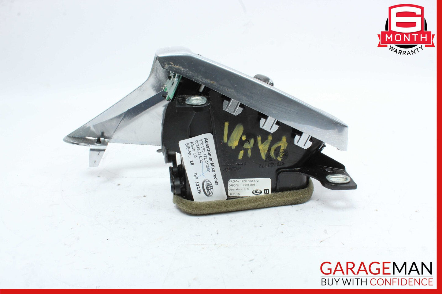 10-15 Porsche Panamera 970 Center Console Rear Right A/C AC Air Vent Trim OEM