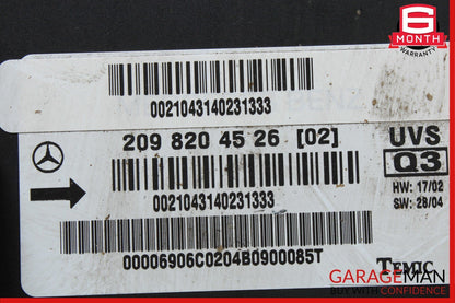 03-09 Mercedes W209 CLK500 CLK350 Convertible Top Roof Control Module OEM