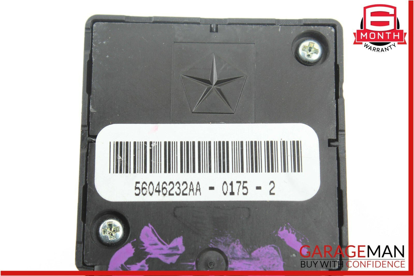 14-17 Maserati Ghibli Front Left Seat Lumbar Power Switch Control Module Unit