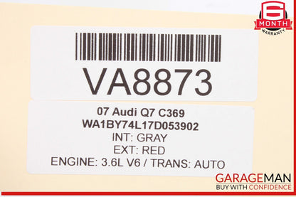 07-09 Audi Q7 AC A/C Air Conditioning Compressor 7L6820803G OEM