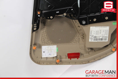 10-15 Mercedes X204 GLK350 Rear Left Side Interior Door Panel Assembly Brown
