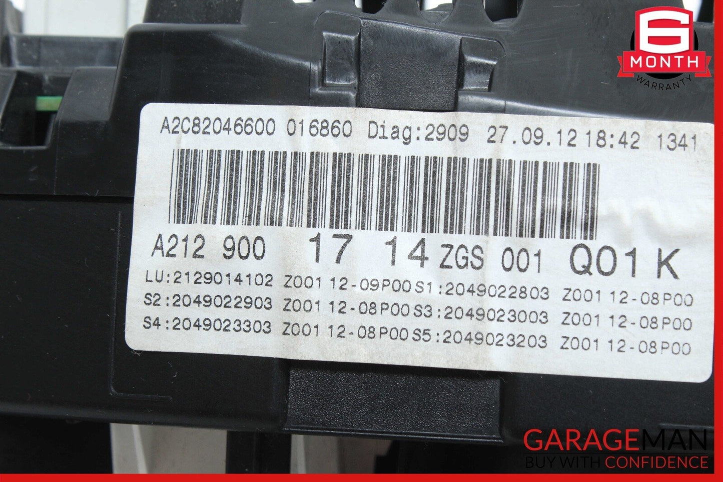 10-13 Mercedes W212 E350 4MATIC Speedometer Odometer Instrument Cluster OEM