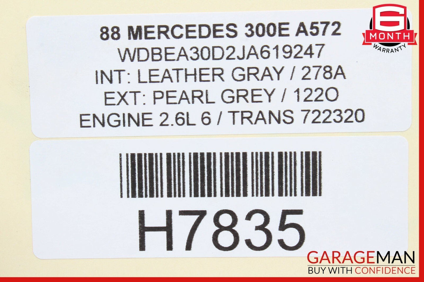 86-95 Mercedes W124 300E Washer Pump OEM