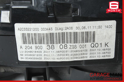 12-14 Mercedes W204 C250 C300 C350 Instrument Speedometer Cluster OEM