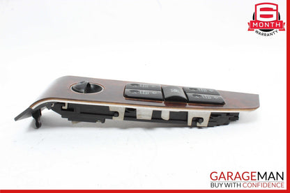 03-06 Mercedes W220 S600 Front Left Driver Side Master Window Switch Panel Wood