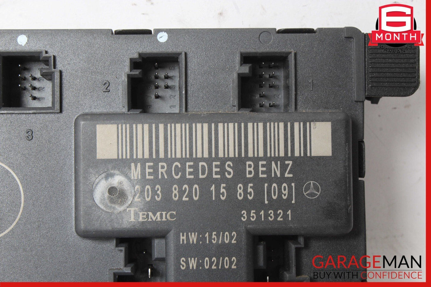 01-07 Mercedes W203 C320 C55 AMG Front Right Side Door Controller Module OEM