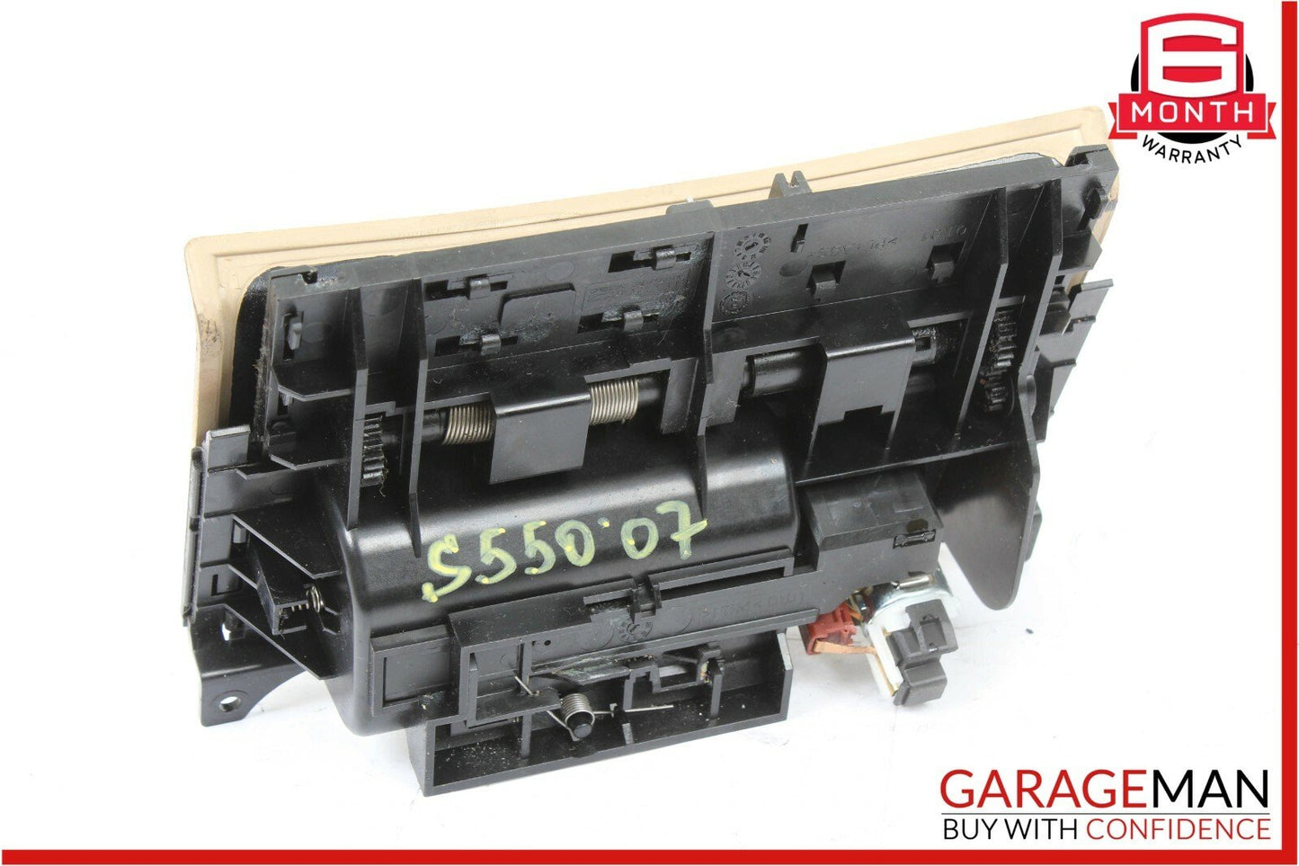 07-09 Mercedes W221 S550 S600 Center Console Ashtray Lighter Compartment Brown