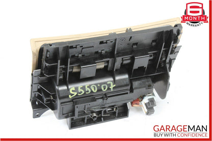 07-09 Mercedes W221 S550 S600 Center Console Ashtray Lighter Compartment Brown