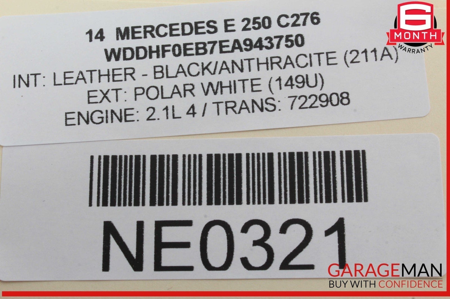 08-20 Mercedes W212 E250 E550 E400 Front Right Side Door Lock Latch Actuator OEM