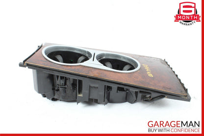 06-12 Mercedes X164 GL450 GL550 ML63 Center Console Cupholder Cup Holder Wood