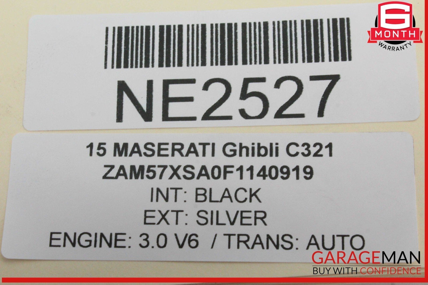 14-21 Maserati Ghibli Quattroporte Levante Alternator Generator 1042106991 OEM