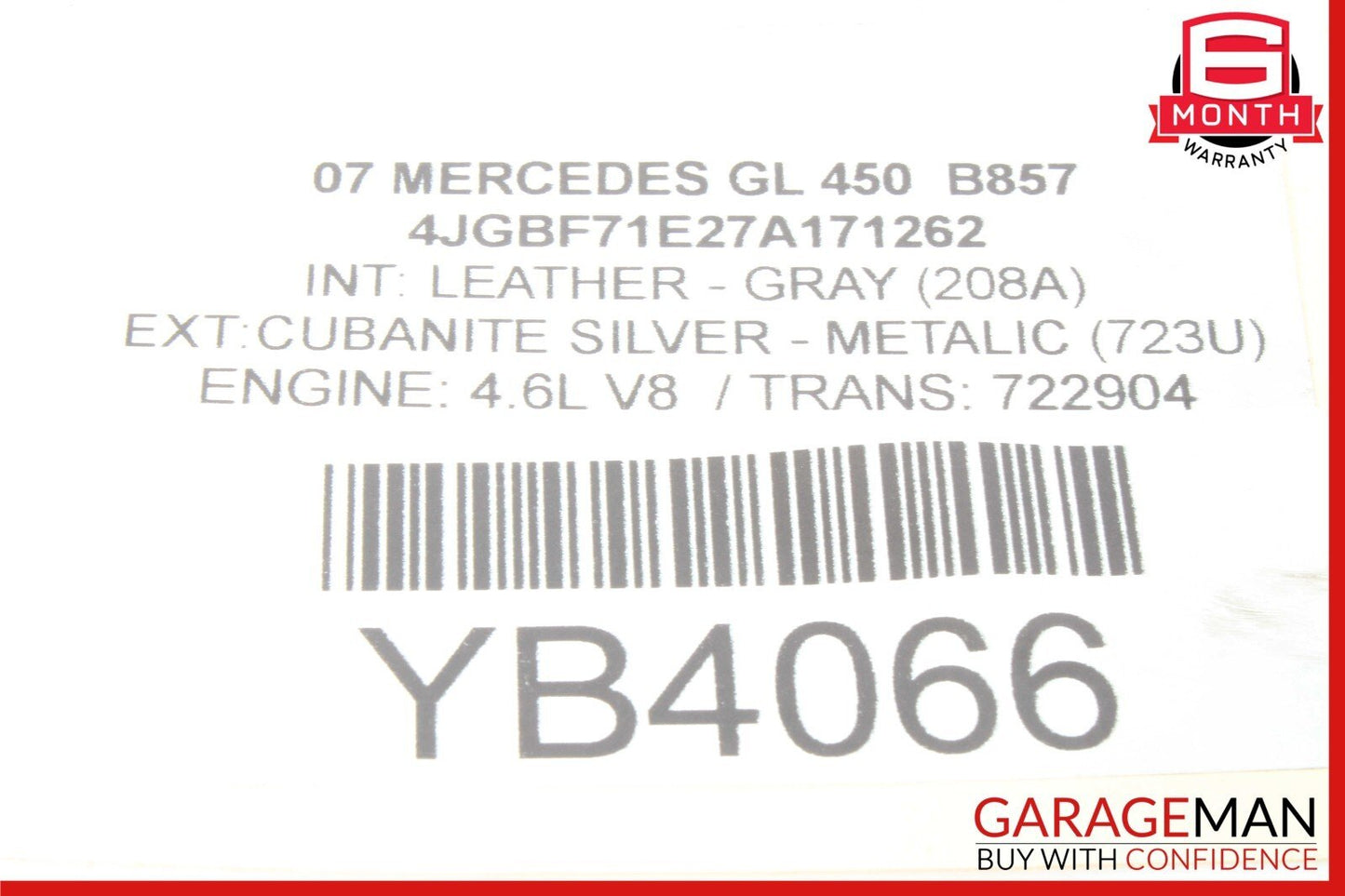 06-13 Mercedes X164 GL450 ML550 Power Steering Pump Reservoir Assembly OEM