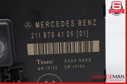 03-09 Mercedes W211 E550 E350 E63 AMG Rear Right Door Controller Module Unit