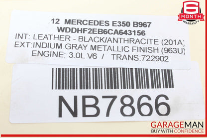 10-16 Mercedes W212 E350 Front Left Driver Side Suspension Wishbone Control Arm