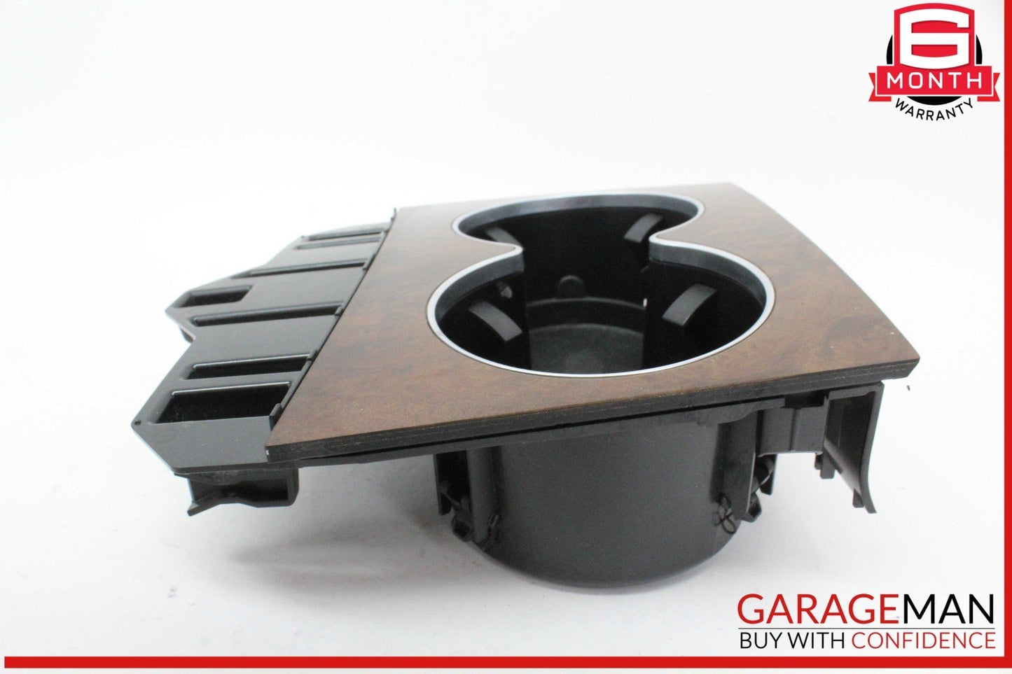 14-17 Mercedes W207 E400 E350 Center Console Cup Holder Compartment Wood OEM