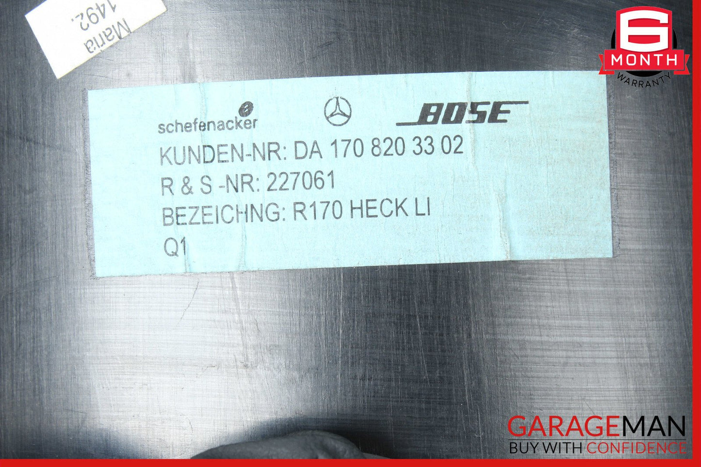 Mercedes R170 SLK230 SLK320 Rear Left & Right Side Door Sound Speaker Set OEM