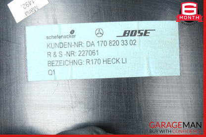 Mercedes R170 SLK230 SLK320 Rear Left & Right Side Door Sound Speaker Set OEM