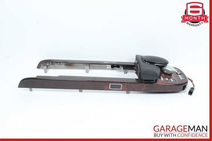 07-09 Mercedes W221 S550 Front Center Console Armrest Bezel Panel Wood OEM