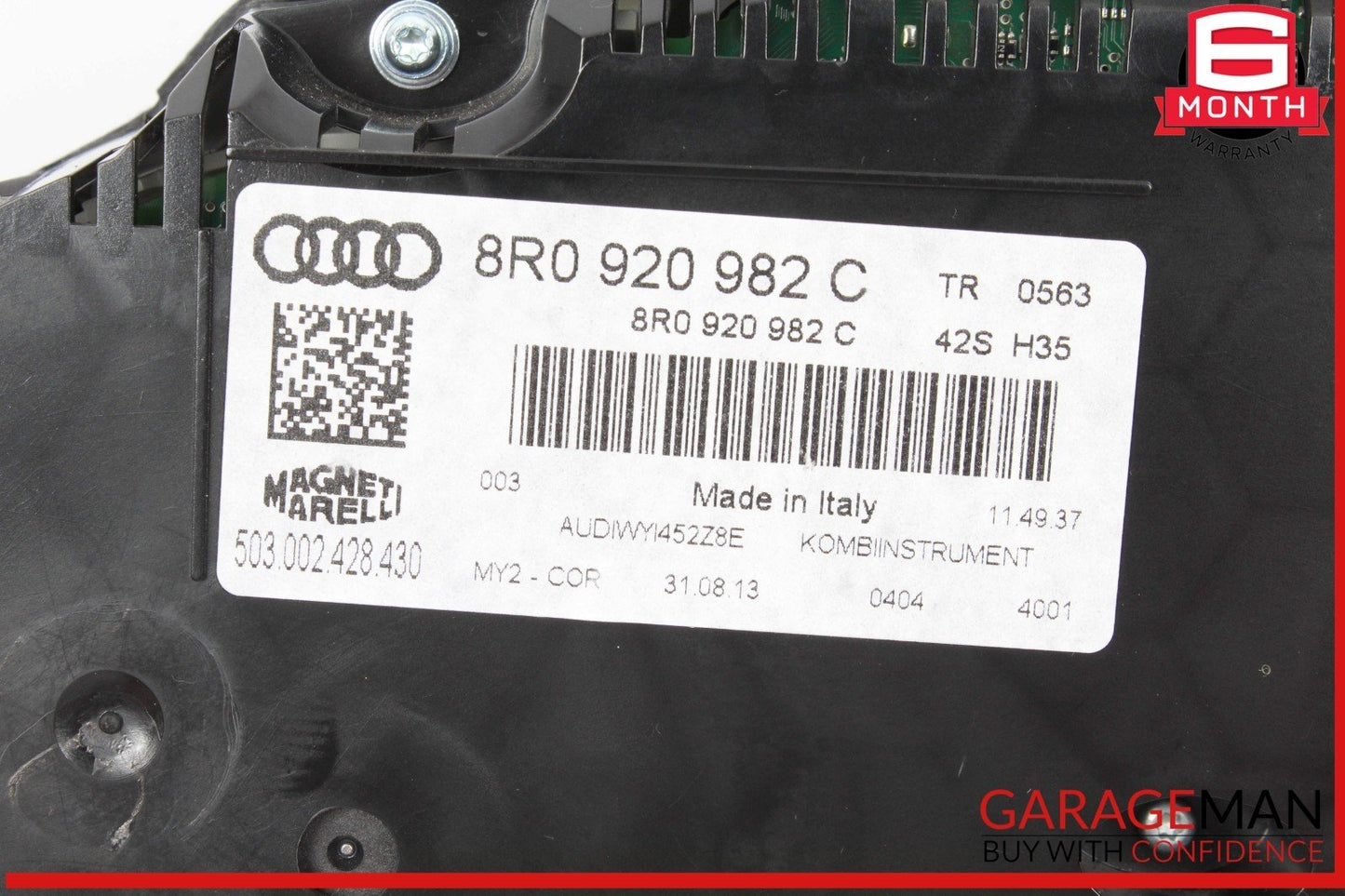 14-17 Audi SQ5 Speedometer Instrument Cluster Gauge 8R0920982C OEM