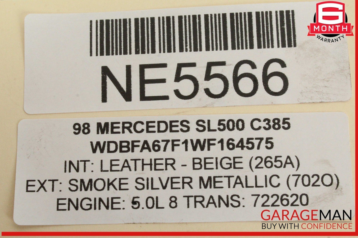 96-98 Mercedes R129 SL500 SL320 E300 ABS Anti Lock Brake Pump 0024319712 OEM