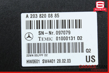 03-06 Mercedes R230 SL500 S55 Communication Voice Control Module 2038200885 OEM