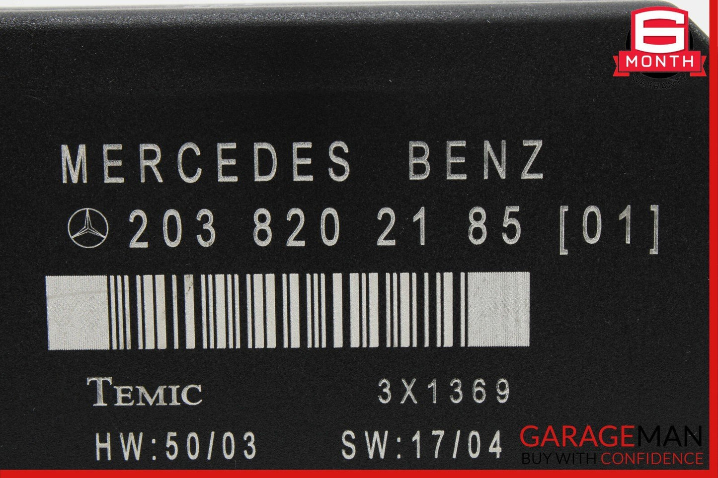 01-07 Mercedes W203 C320 C230 Rear Left Door Computer Controller Module Unit