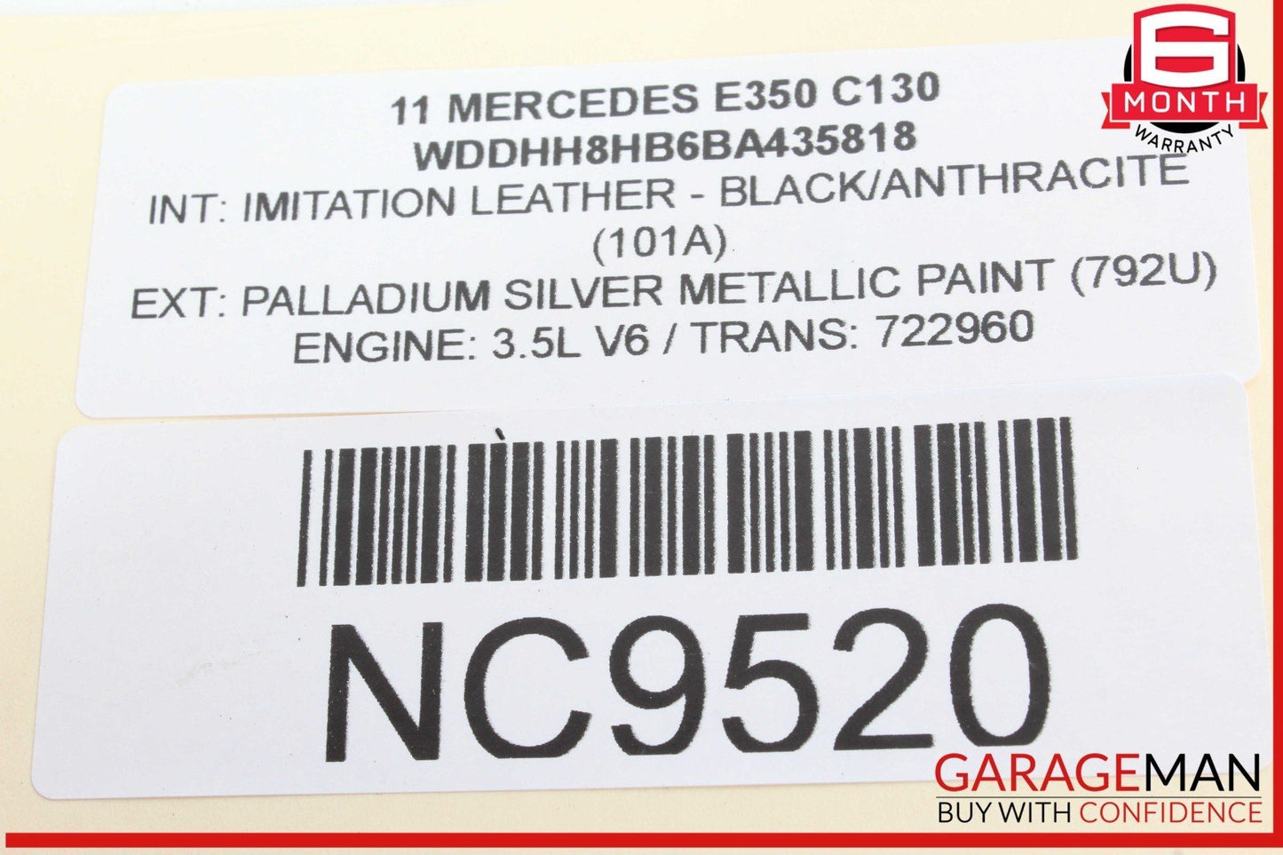 08-18 Mercedes W212 E350 Front Right Passenger Side Door Control Module OEM