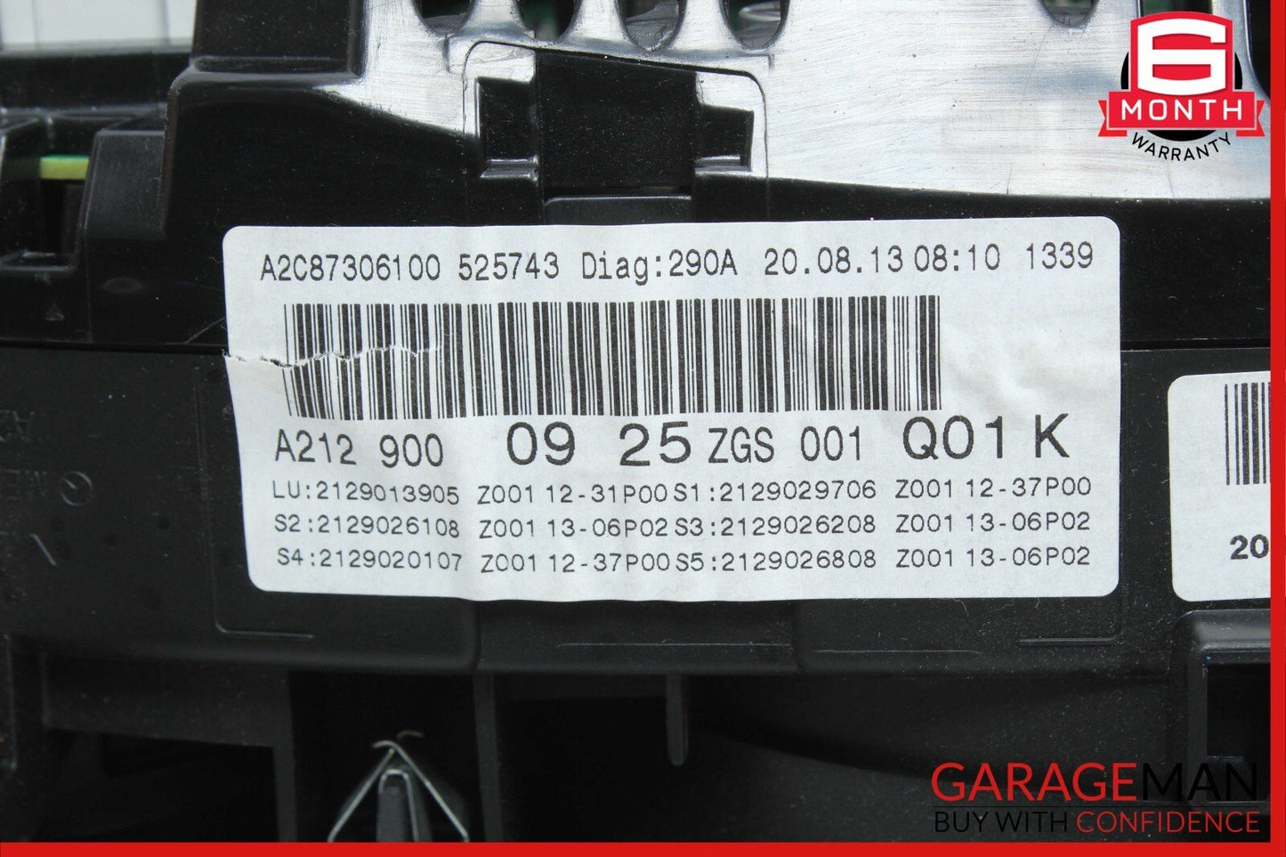 14-16 Mercedes W207 E350 E550 Coupe Instrument Cluster Speedometer 2129000925