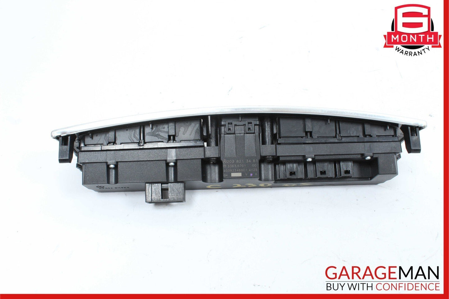 05-07 Mercedes W203 C230 Kompressor Hazard Light Door Lock Control Panel OEM