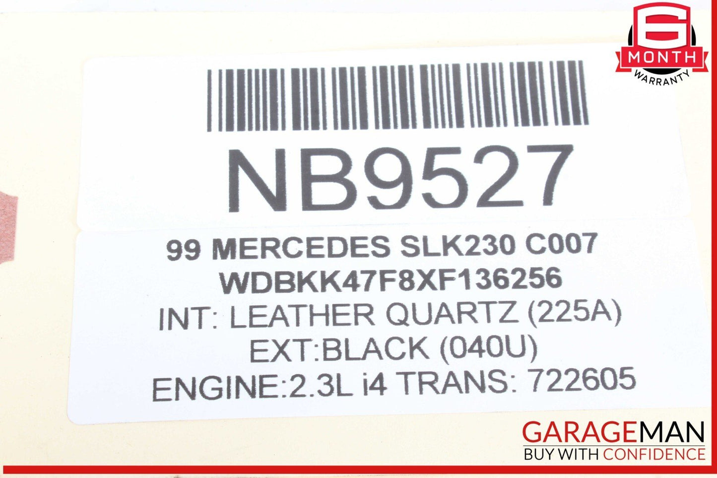 97-04 Mercedes R170 SLK230 Front Right Side Dash A/C AC Air Heater Vent Trim OEM