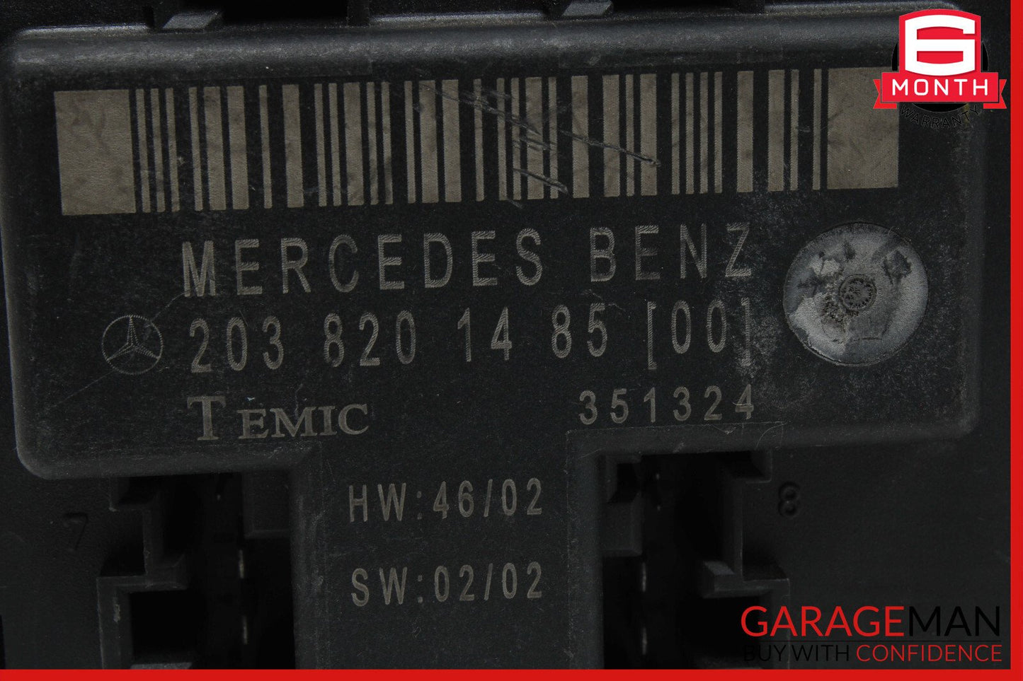 01-07 Mercedes W203 C320 C280 Front Right Door Control Module 2038201485 OEM