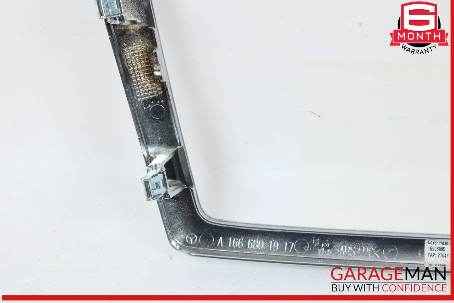 12-16 Mercedes X166 GL550 ML550 Center Console Command Unit Radio Bezel Trim OEM