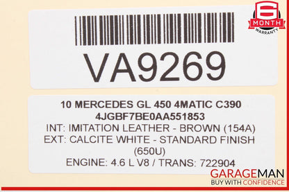 06-13 Mercedes X164 GL450 GL550 Rear Entertainment DVD Player 1649064000 OEM