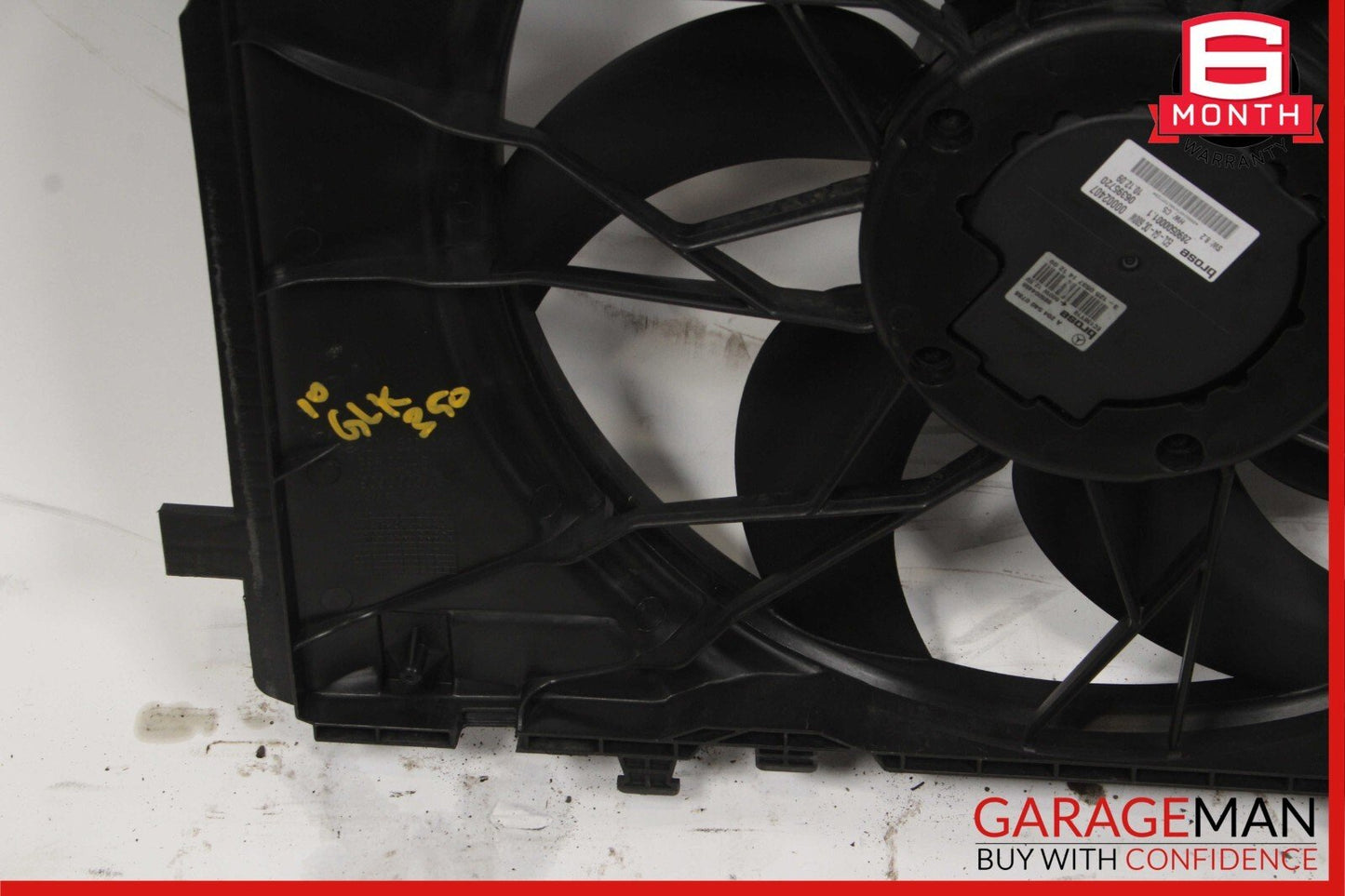 08-16 Mercedes X204 GLK350 C300 E350 Engine Radiator Cooling Fan Motor Assembly