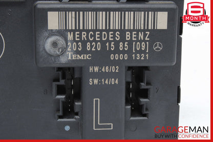 01-07 Mercedes W203 C230 Kompressor Front Left Side Door Control Module OEM
