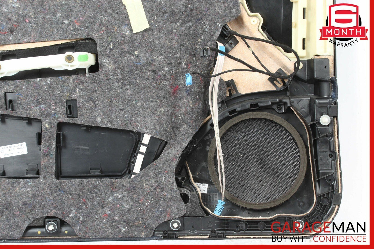 06-11 Mercedes W219 CLS500 Front Right Side Interior Door Panel Anthracite