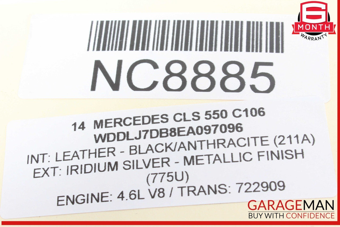 10-18 Mercedes W218 CLS550 Trunk Lid Power Closing Motor 2047500060 OEM