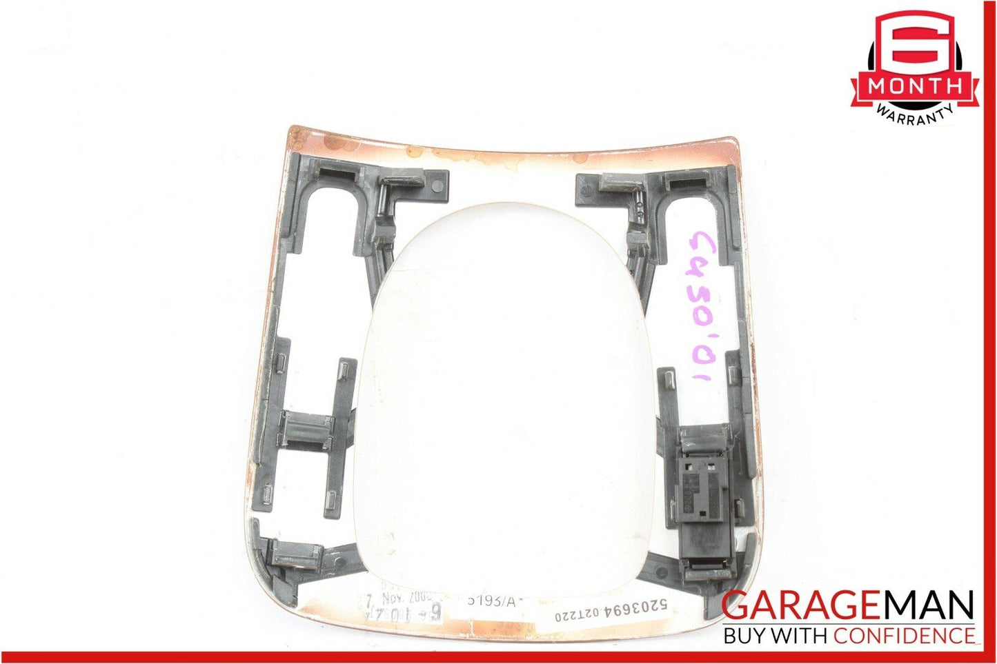 00-06 Mercedes W220 S430 Center Console Shift Shifter Trim Cover Bezel Wood
