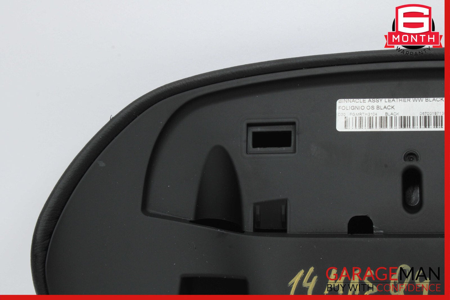 14-17 Maserati Ghibli Gauge Dash Speedometer Trim Pad Cover Black OEM