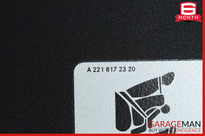 08-14 Mercedes W204 C63 AMG Front Right Side Sun Visor Sunvisor Shade Cover OEM