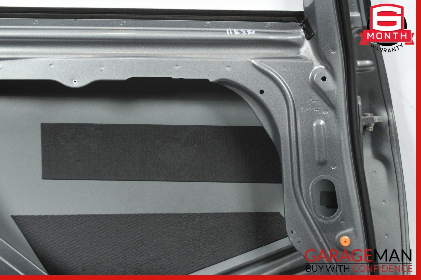 10-16 Mercedes W212 E350 Sedan Rear Left Driver Side Door Shell Palladium Silver