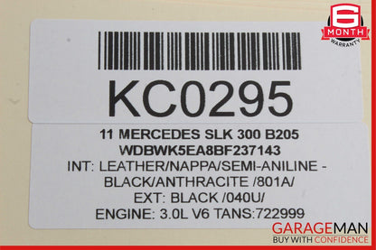 05-18 Mercedes SLK300 E350 CLS550 Seat Control Vacuum Pump 0008003348 OEM
