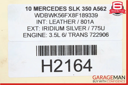 05-11 Mercedes R171 SLK350 Rear Right / Left Side Suspension Upper Control Arm