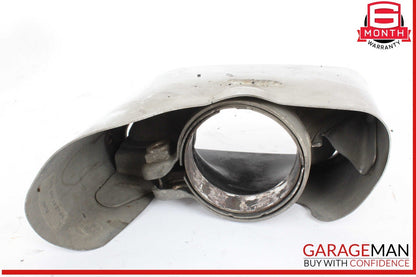 09-19 Mercedes R172 SLK250 Rear Bumper Exhaust Muffler Tips Set of 2 OEM