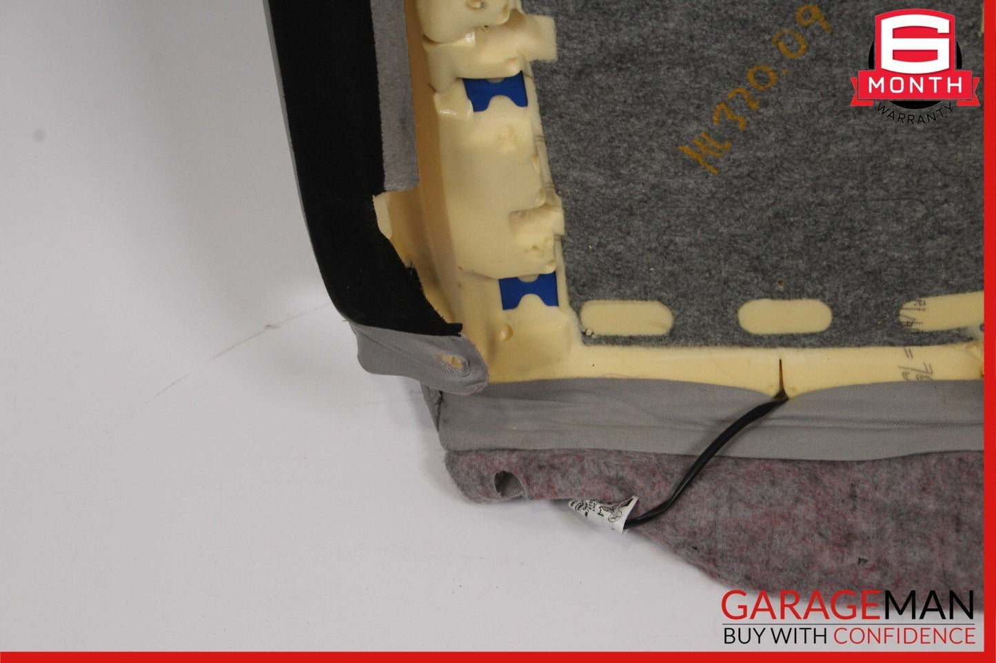 09-13 Mercedes W164 ML350 R350 Front Right Side Top Upper Seat Cushion Grey OEM