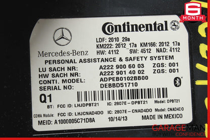 12-20 Mercedes W117 CLA250 C250 Communication Control Module 2229006003 OEM