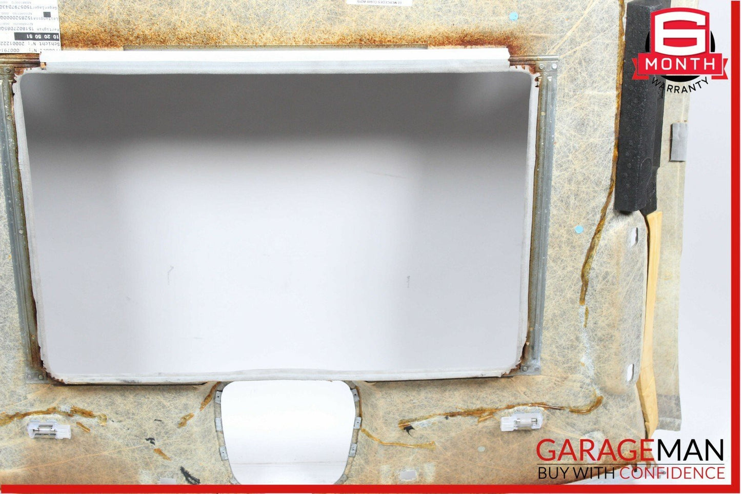 00-06 Mercedes W215 CL600 Headliner Sunroof Roof Trim Panel Alcantara Suede Gray