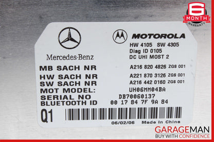 07-13 Mercedes W221 S550 CL550 S63 AMG Bluetooth Communication Controller Module