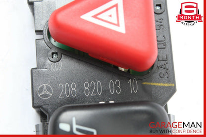 98-02 Mercedes E430 CLK430 Hazard Light Door Lock Switch Control Panel